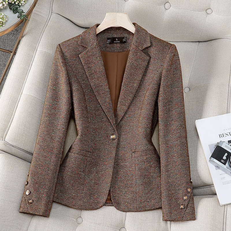 Women Formal Wear Blazers - Büro Damen Blazer Frauen Jacke Langarm