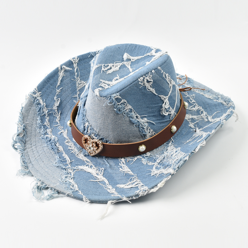 Women Formal Wear Western - Western-Cowboyhut für Damen und Herren, gewaschener