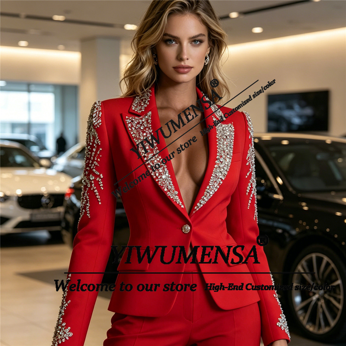 Luxuriöse Damenanzüge 2-teilig – Women Formal Wear Blazers Bewertung und Preis