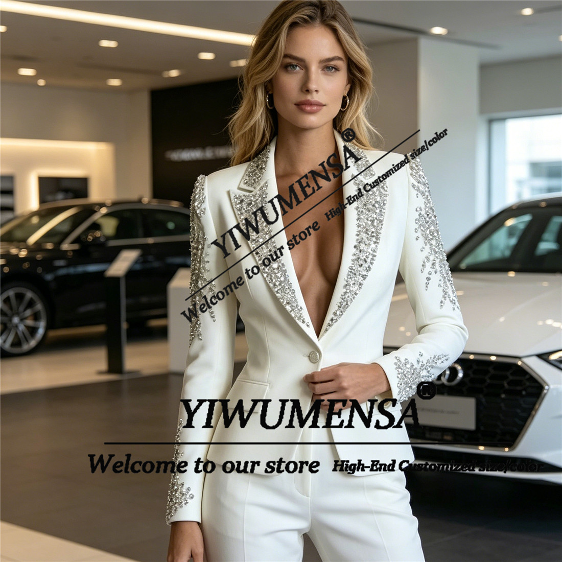 Luxuriöse Damenanzüge 2-teilig – Women Formal Wear Blazers Bewertung und Preis