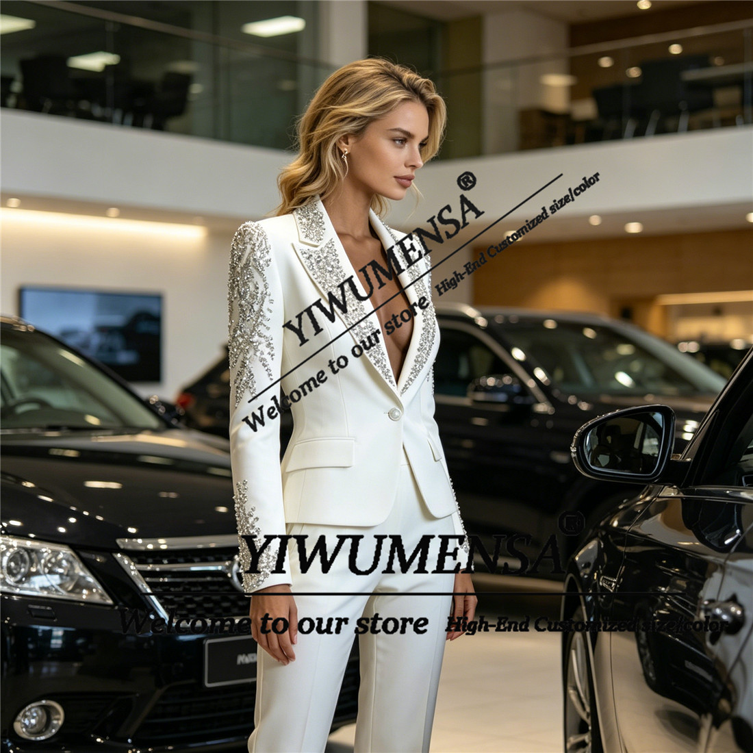 Luxuriöse Damenanzüge 2-teilig – Women Formal Wear Blazers Bewertung und Preis