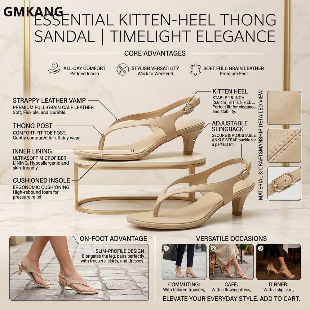 Damen-Sandalen mit V-förmiger  – Kitten Heel Women Bewertung und Preis