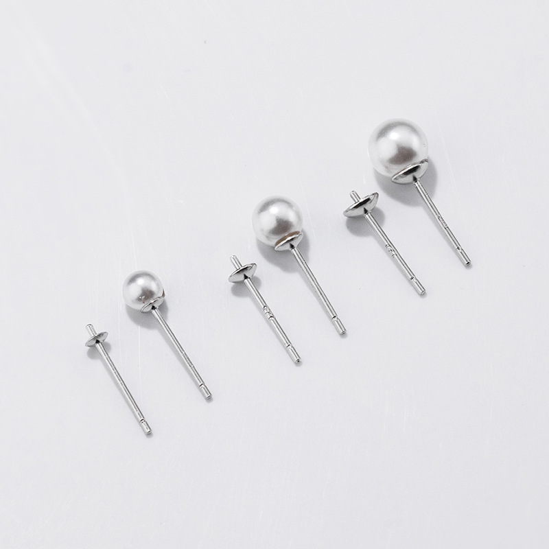 S925 Sterling Silber Ohrringe  – Pearl Earring Stud Bewertung und Preis