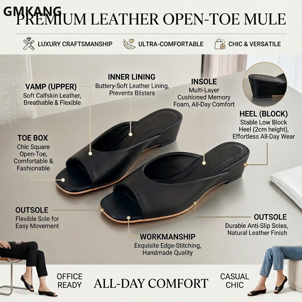 Damen-Slip-On-Mule-Sandalen mi – Kitten Heel Women Bewertung und Preis
