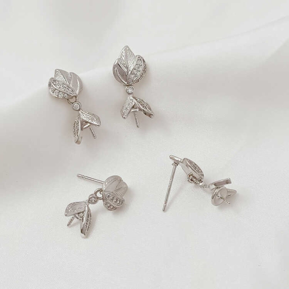14K Mikro-Zirkonium Barock geb – Pearl Earring Stud Bewertung und Preis