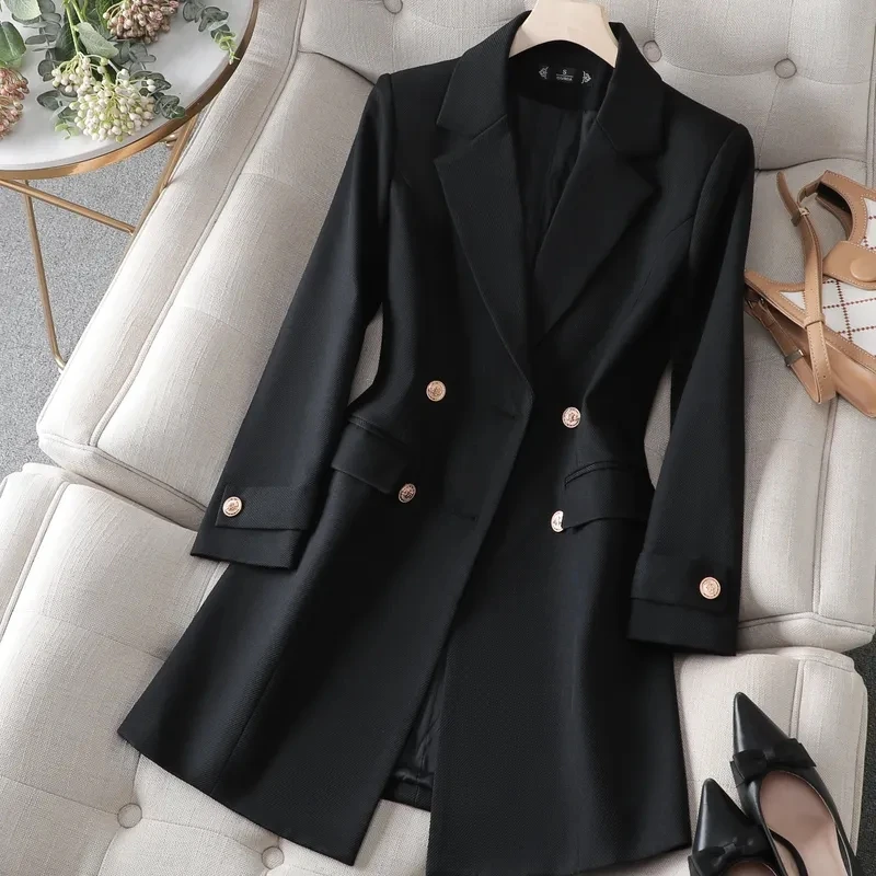 Herbst Winter Jacke Frauen Lan – Women Formal Wear Blazers Bewertung und Preis