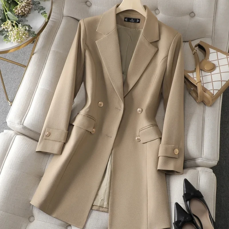 Herbst Winter Jacke Frauen Lan – Women Formal Wear Blazers Bewertung und Preis