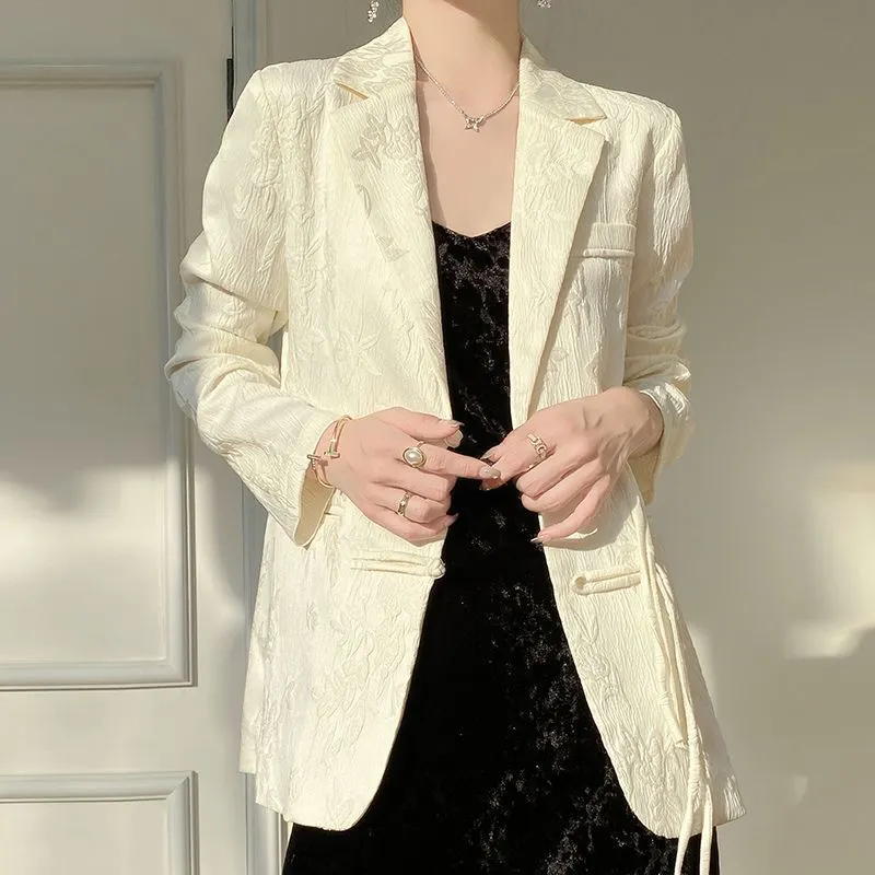 Damen-Blazer in Weiß mit Struk – Women Formal Wear Blazers Bewertung und Preis