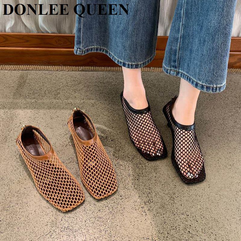 Vintage Mesh-Sandalen mit ecki – Kitten Heel Women Bewertung und Preis