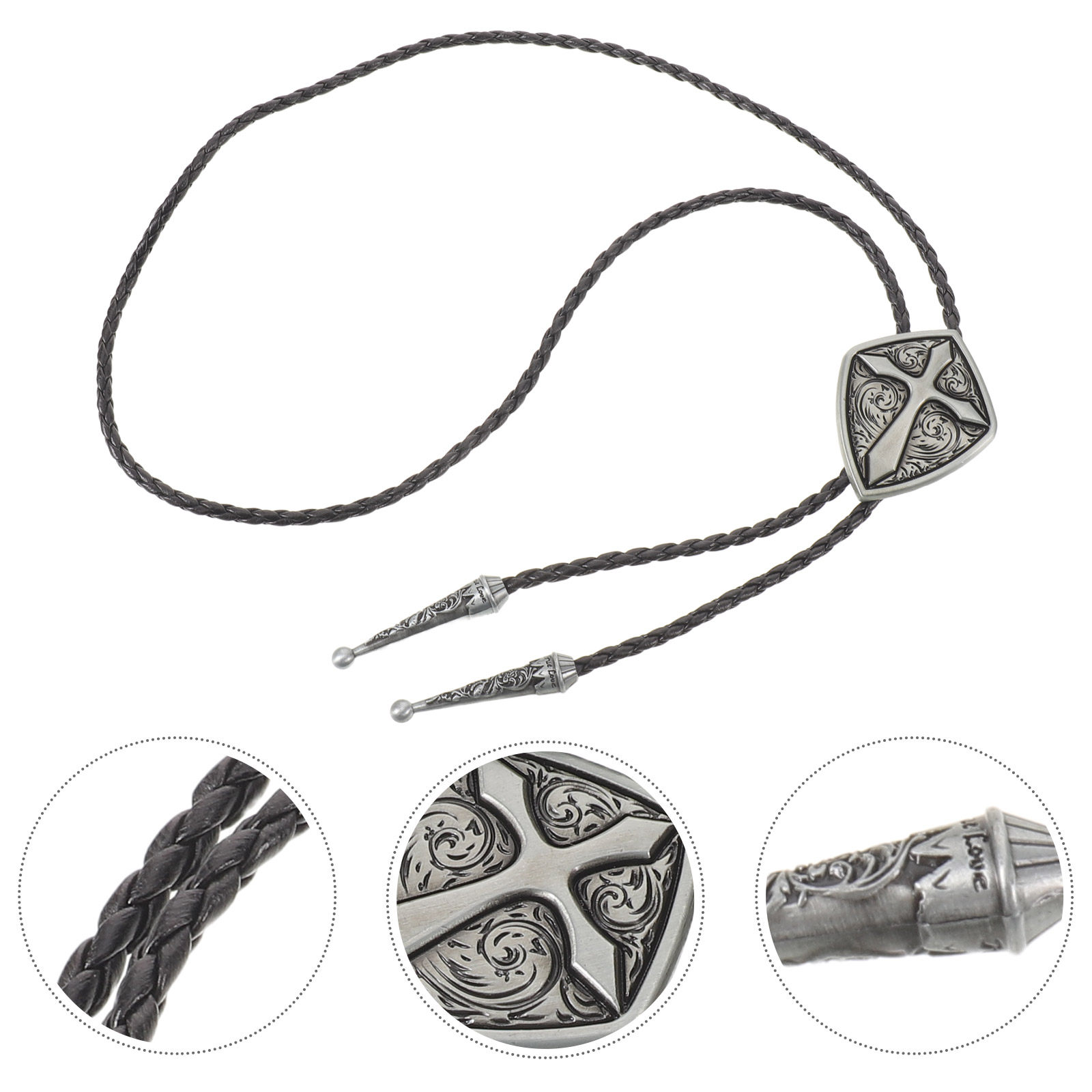 Bolo Tie Kreuzanhänger Western – Women Formal Wear Western Bewertung und Preis