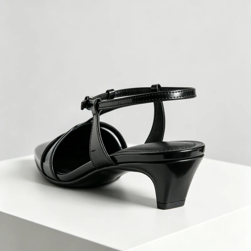 Lackleder Kitten Heel Damen Pu – Kitten Heel Women Bewertung und Preis