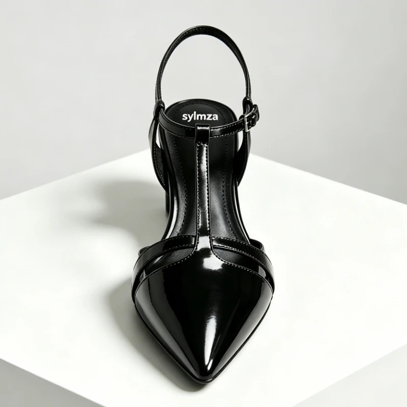 Lackleder Kitten Heel Damen Pu – Kitten Heel Women Bewertung und Preis