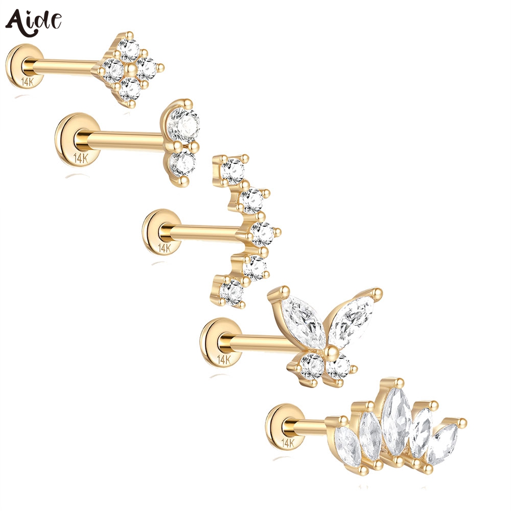 Aide DIY Zirkon Perlenohrring  – Pearl Earring Stud Bewertung und Preis