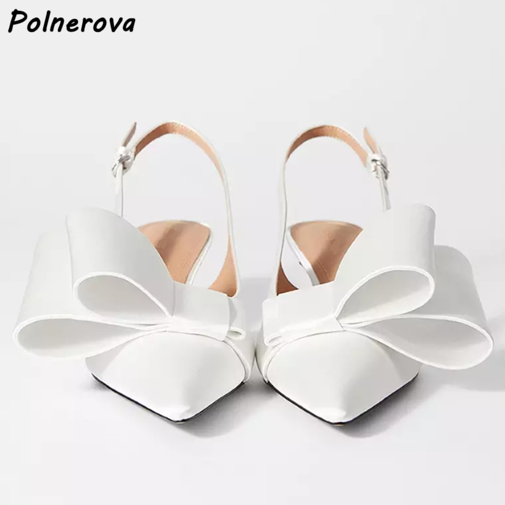 Weiße Schmetterlingsknoten-San – Kitten Heel Women Bewertung und Preis
