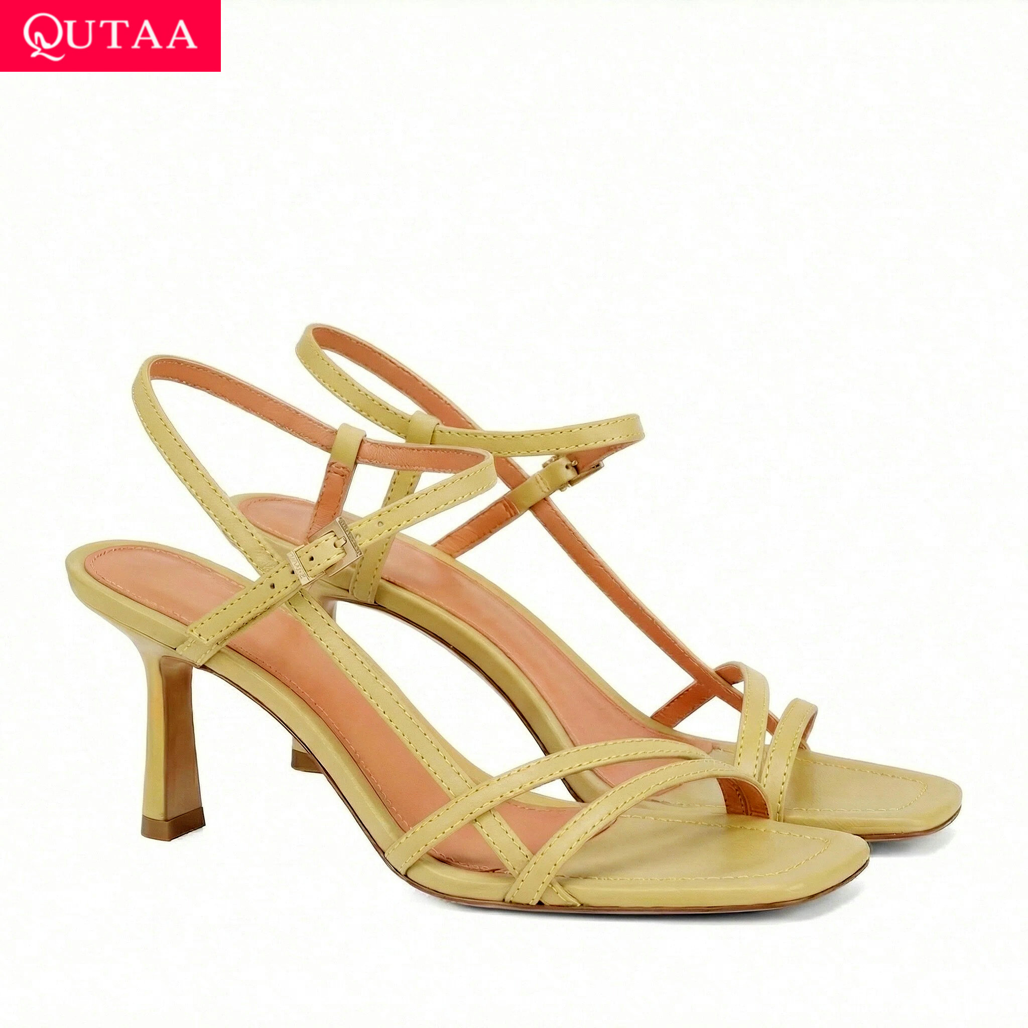 QUTAA Modische High Heels für  – Kitten Heel Women Bewertung und Preis