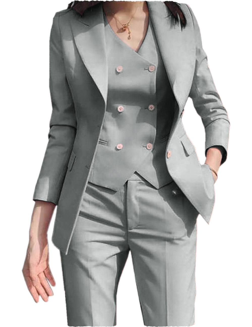 Herbst-Outfits Anzugjacke Drei – Women Formal Wear Blazers Bewertung und Preis